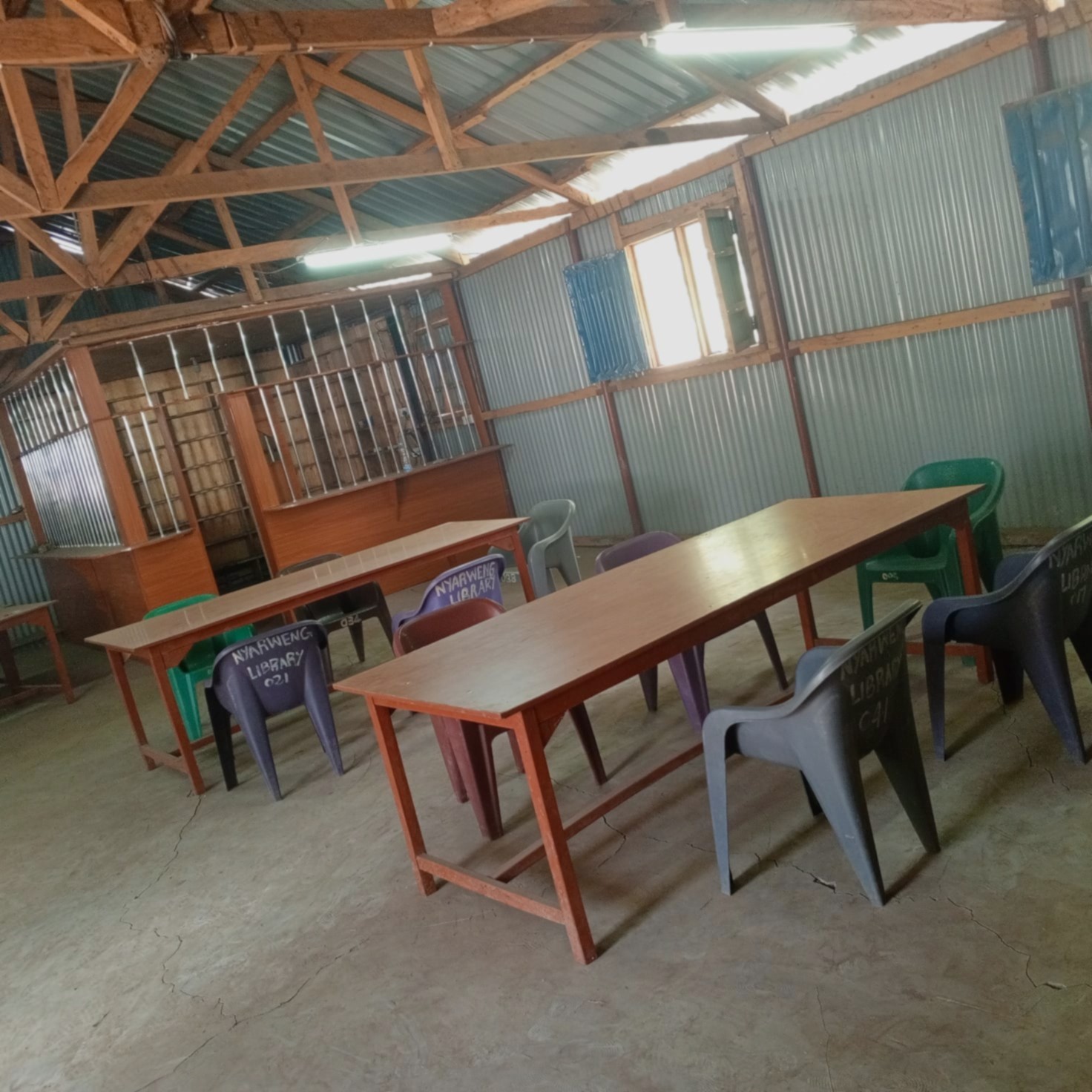 Classroom ready for a session